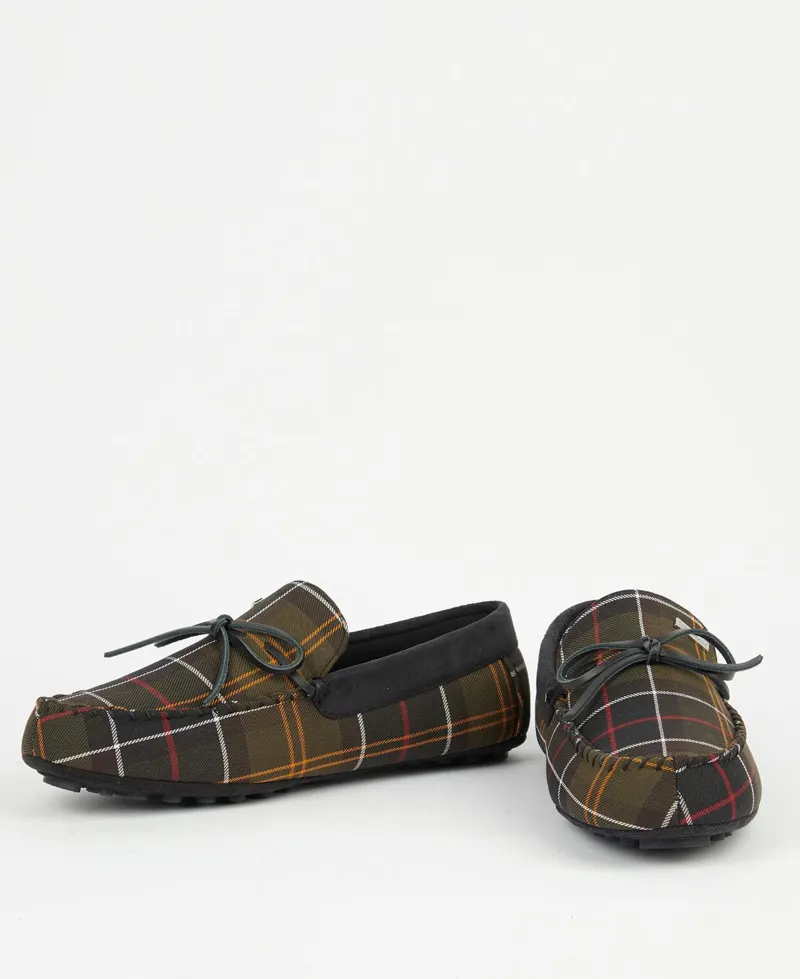 Barbour Kurila Mens Slipper in Classic Tartan-2